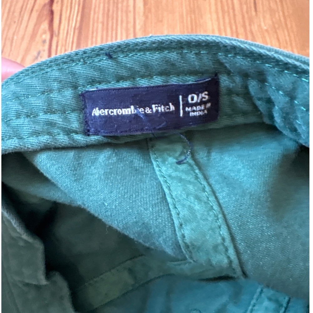 Abercrombie & Fitch Baseball Cap Women Green Manhattan Tennis Hat SIZE OS - Picture 5 of 5